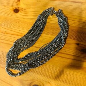 Artisan Silver Multi-Strand Necklace